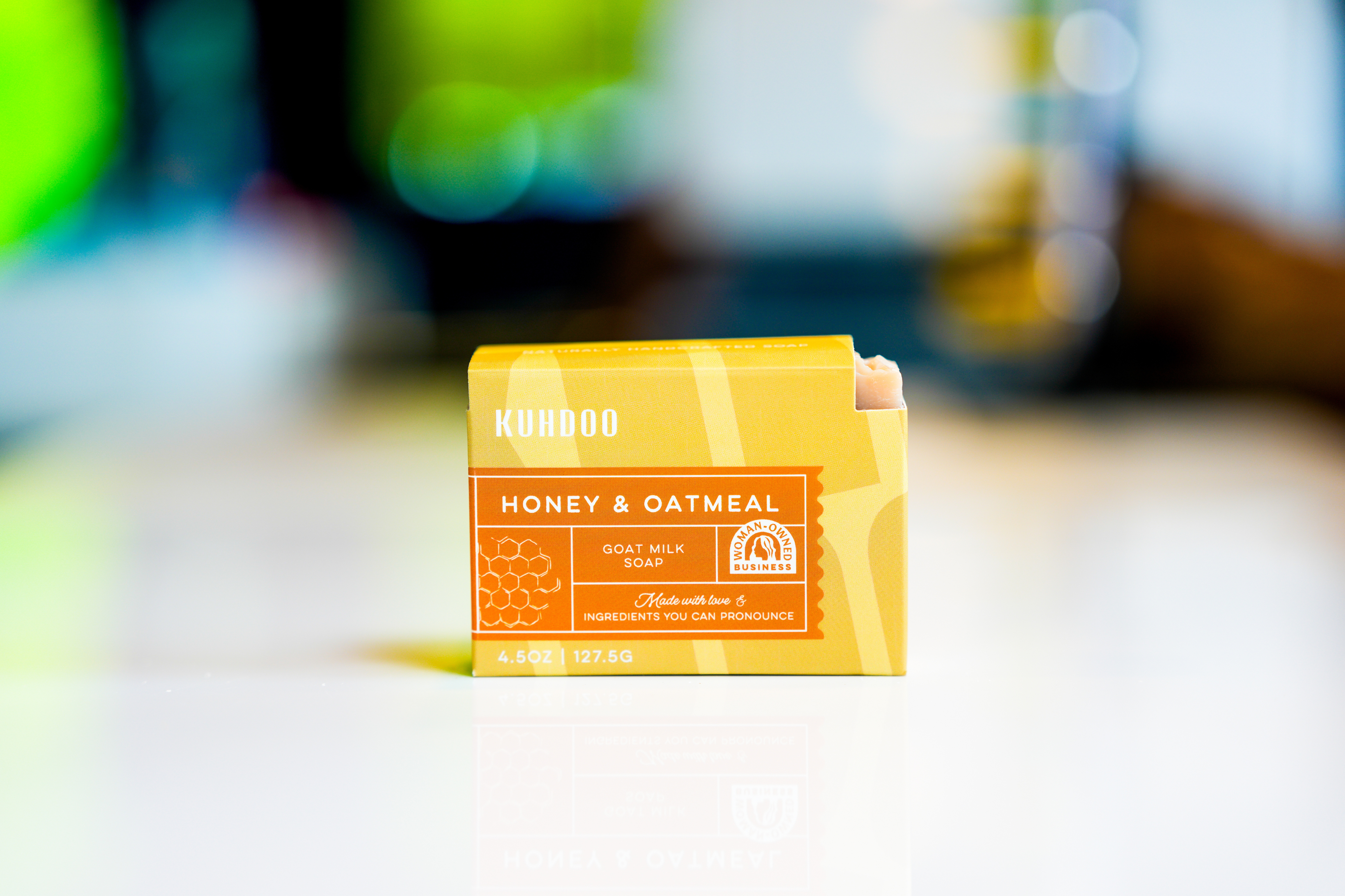 Kuhdoo Honey & Oatmeal Bar Soap
