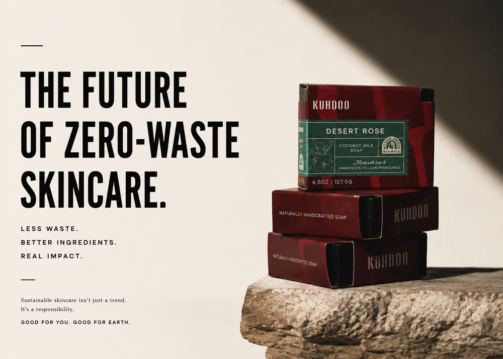 desert rose soaps by Kuhdoo, "The Future of Zero-Waste Skincare"
