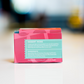 Desert Rose – soap bar back label with Soft, Modern Scent