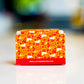 Bloodwork Orange IPA beer soap bar back label with citrus notes, showing Austin beer works URL