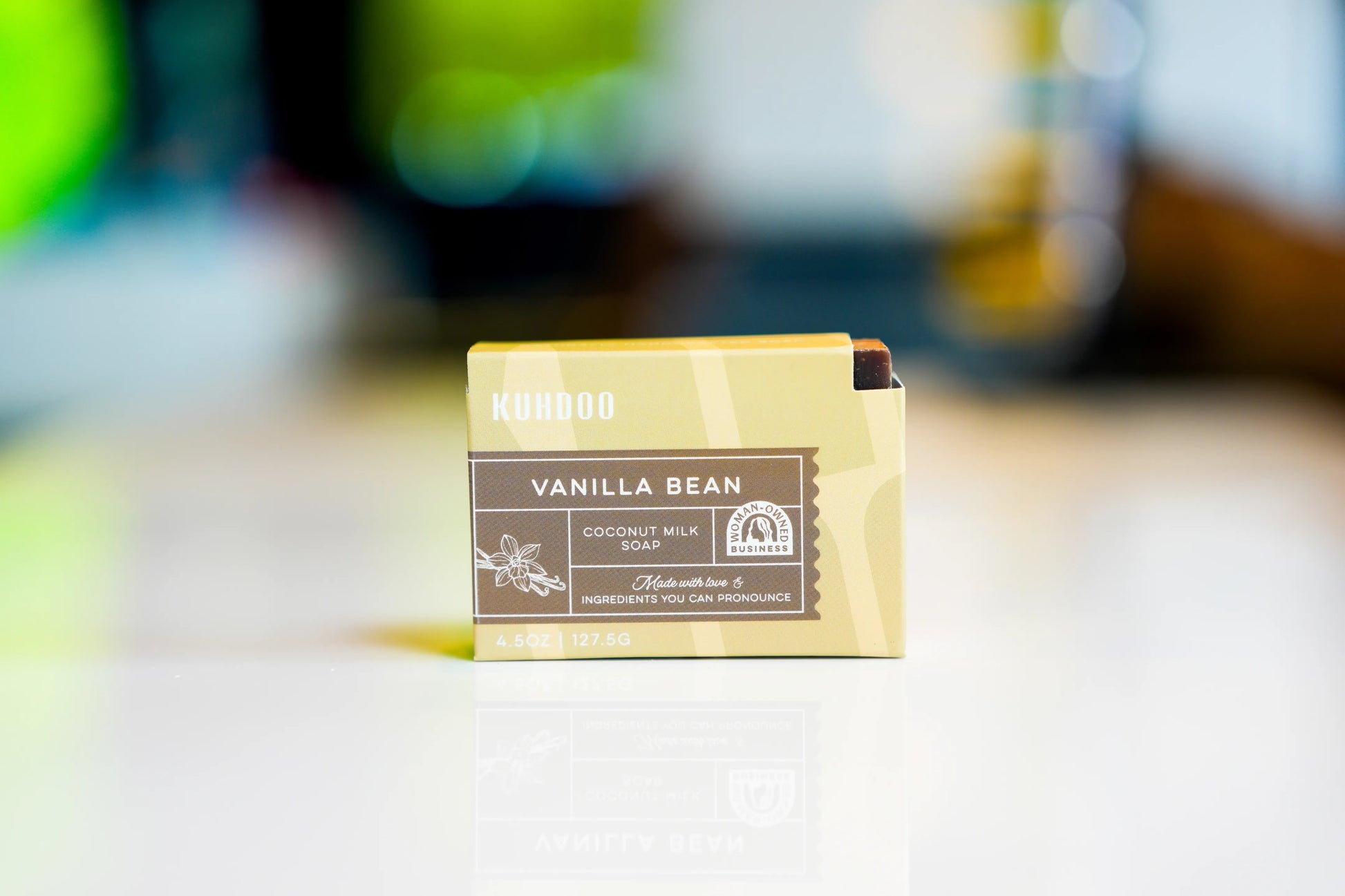 Vanilla Bean Bar Soap handcrafted natural bar soap by Kuhdoo